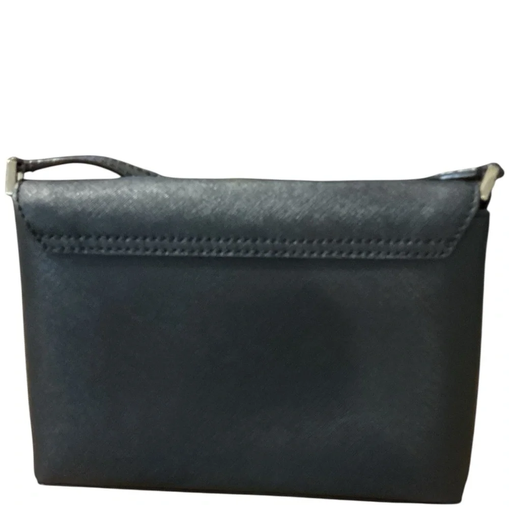 Kate Spade NY Black SAFFIANO Leather cross‎ Bag with Gold Accents
